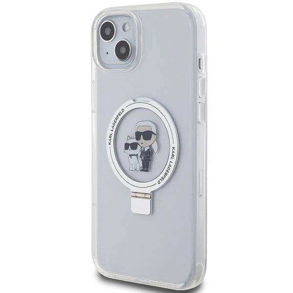 Etui Karl Lagerfeld do iPhone 15 Plus, iPhone 14 Plus, Biały, MagSafe zdjęcie 2