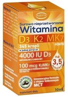 Witamina D3 K2 MK7 z olejem MCT 10 ml