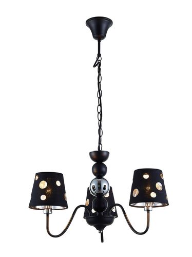 Żyrandol Batley Czarny 3 na Arena.pl