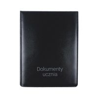 okładka na dokumenty ucznia pion czarna 6804 a'10