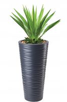 DONICA SAHARA 3D WYSOKA Z WKŁADEM H56 FI30 ANTRACYT NA TARAS I OGRÓD BALKON