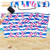 PARAWAN PLAŻOWY DUŻY NA PLAŻĘ ZASŁONA PLAŻOWA POLSKI PRODUCENT 8M + MŁOTEK