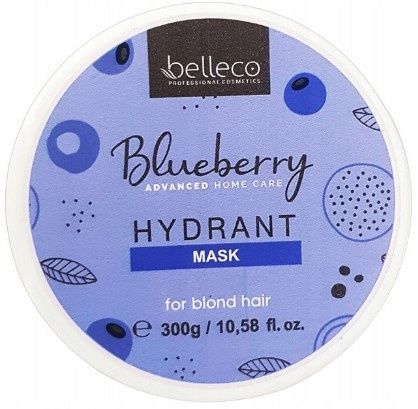 BELLECO BLUEBERRY Jagody Maska blond 300ml zdjęcie 1