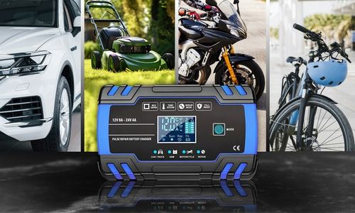 Prostownik AUTOMATYCZNY SAMOCHODOWY FUNKCJA NAPRAWY DO AKUMULATORÓW 12V 24V na Arena.pl