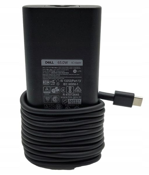 Zasilacz DELL 65W USB-C LA65NM190 Typ C zdjęcie 3