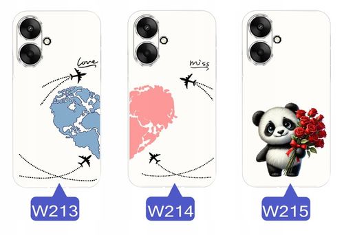 ETUI do Xiaomi Redmi 13C 5G WZORY WALENTYNKOWE WZMACNIANE CASE + SZKŁO na Arena.pl