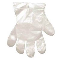 Rękawiczki jednorazowe foliowe, przezroczyste, 100 szt rozm.M