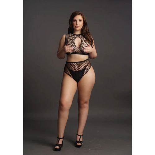 duo net key-hole bra set - plus size na Arena.pl