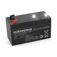 Akumulator AGM EUROPOWER serii EP 12V 1,2Ah (Żywotność 6-9 lat)