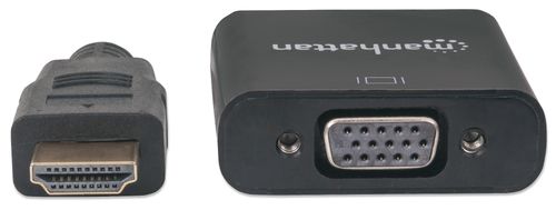 KONWERTER MANHATTAN  HDMI NA VGA 1080P M/F ZASILANIE MICRO USB 151467 na Arena.pl