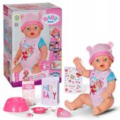BABY BORN LALKA EMMA 43 CM BOBAS INTERAKTYWNA REALISTYCZNA AKCESORIA 3+