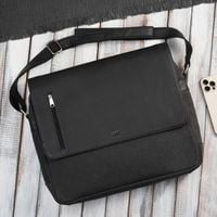 torba męska na ramię na laptopa ze skóry naturalnej