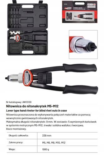 AWTOOLS NITOWNICA DO NITONAKRĘTEK M5-12 na Arena.pl