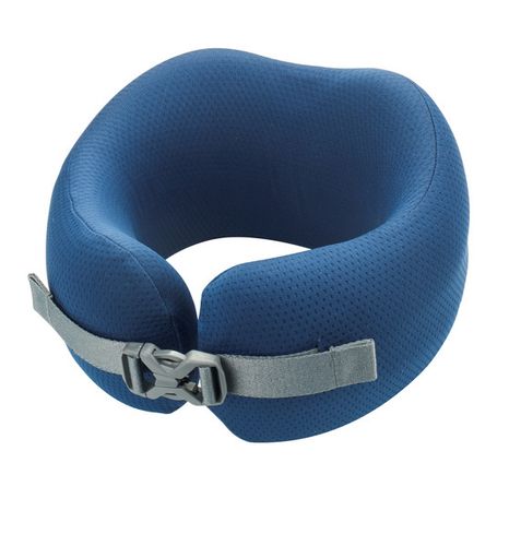 Poduszka podróżna EASY NAP średnia niebieska + opaska na oczy na Arena.pl