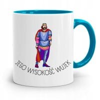 Kubek Błękitny Dla Wujka Jego Wysokość Wujek Z Nadrukiem Ze Zdjęciem