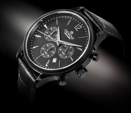 zegarek męski giewont chronograph sapphire czarny gw6310-a1 na Arena.pl