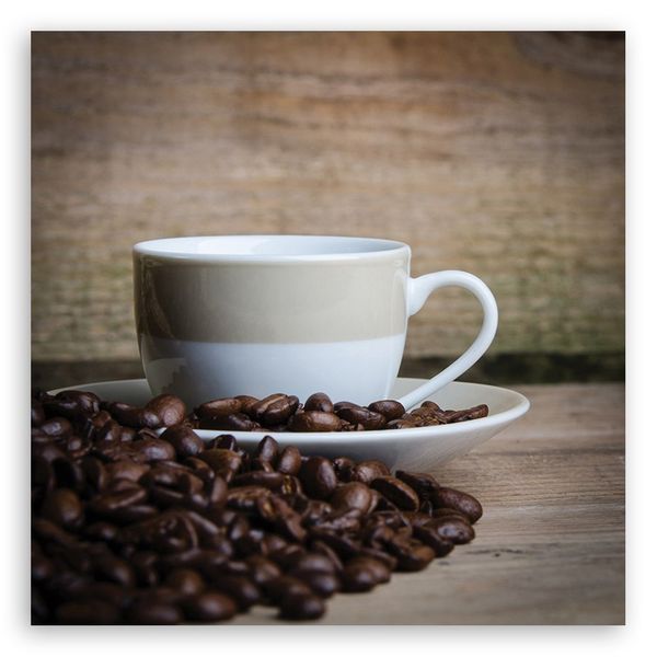 Emaga Obraz na płótnie, Filiżanka kawy - 40x40 zdjęcie 3