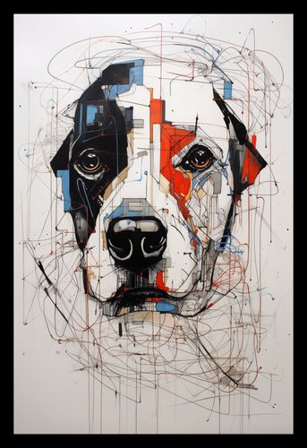 Plakat 20x30cm Przyrysowany Psiak na Arena.pl