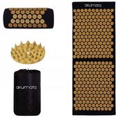 Mata do akupresury z poduszką XXL Akumata ZŁOTA