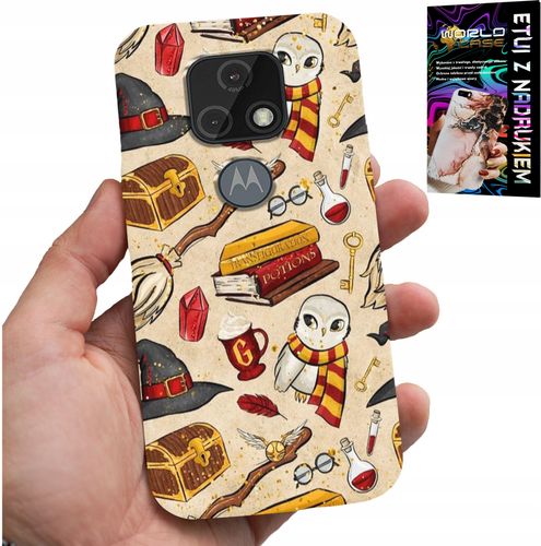 ETUI DO MOTOROLA MOTO E7 PLUS - CASE DLA FANA MAGII MAGÓW RÓŻDŻKA +SZKŁO na Arena.pl