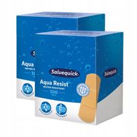 Salvequick plastry Aqua Resist - 100 sztuk - rozmiar 19mm x 72mm