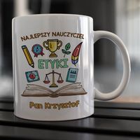 Kubek z imieniem dla nauczycielki / nauczyciela etyki