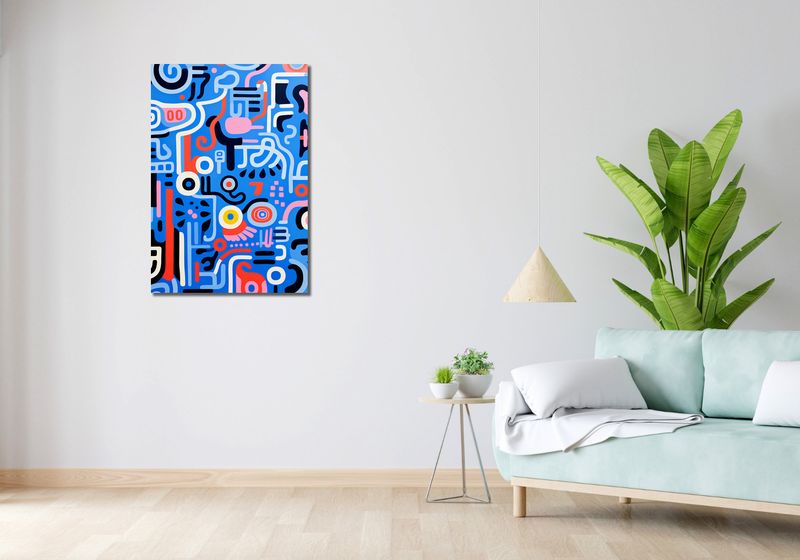 Obraz 60x90cm Rytmiczne Echo zdjęcie 2