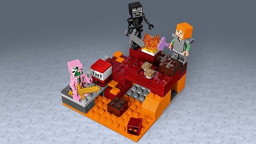 LEGO Minecraft - Walka w Netherze 21139 na Arena.pl