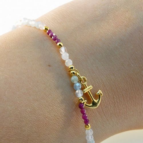 "Bransoletka MORGANIT RUBIN 925" na Arena.pl