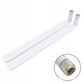 2x ANTENA DO ROUTERA LTE 4G HUAWEI B535 B525 B315 B715 ZTE MF286 SMA biała