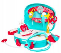 DUŻY ZESTAW LEKARSKI dla dzieci MAŁY LEKARZ DOKTOR W WALIZCE DUŻY ZESTAW