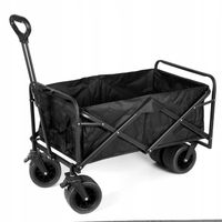 WÓZEK NA ZAKUPY TURYSTYCZNY TRANSPORTOWY OGRODOWY SKŁADANY MOCNY PLAŻOWY
