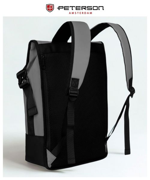 plecak miejski ptn berlin-9053 gray zdjęcie 3