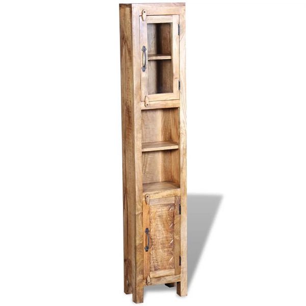 Szafka pod umywalkę, lustro, 2 szafki boczne, drewno mango zdjęcie 12