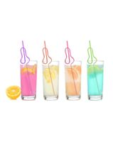 glitterati silly penis straws, 8