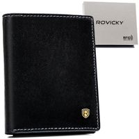 skórzane etui na karty tw-01-rvt black