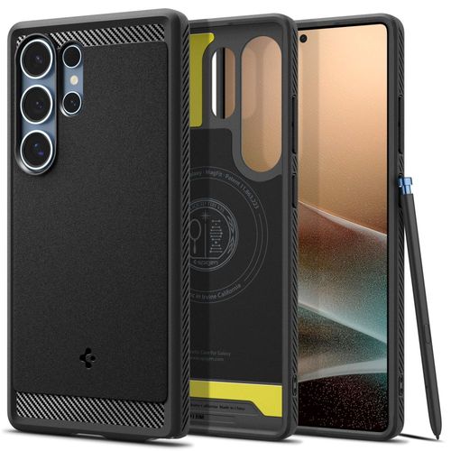 Etui Spigen Rugged Armor MagSafe TPU Karbon DO Samsung S25 Ultra Czarne na Arena.pl