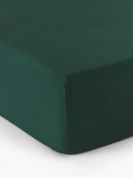 Prześcieradło z flaneli z gumką Biba 90 x 200 cm wys. 25 cm zielony bawełna