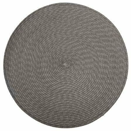 Podkładka 38 cm pleciona szara zdjęcie 1