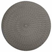 Podkładka 38 cm pleciona szara