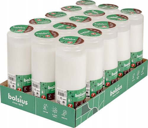 Bolsius RC7 Wkłady do Zniczy Olejowe 140h 15szt paczka 7 dni zapałki gratis na Arena.pl