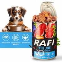 MOKRA KARMA DOLINA NOTECI RAFI ADULT BEZ ZBÓŻ PUSZKA MIX SMAKÓW 24 x 400G