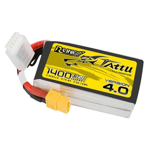 Akumulator Tattu R-Line 4.0 1400mAh 14.8V 130C 4S1P XT60 na Arena.pl