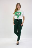 Spodnie gnieciuchy długie Arista Butelkowa zieleń UNI MAŁY