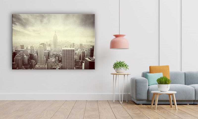 OBRAZ NA PŁÓTNIE 129 Miasto 90x60cm zdjęcie 5