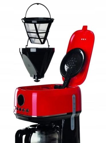 Ekspres przelewowy ARIETE Moderna 1396/00 Czerwono-czarny na Arena.pl