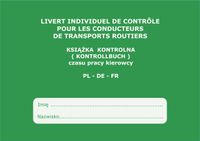 Książka czasu pracy kierowcy PL - DE - FR