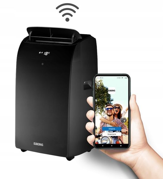 Klimatyzator przenośny ELIO 3,5kW osuszacz 40l WiFi + uszczelka ClimaLock zdjęcie 9