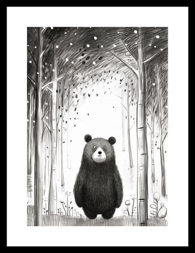 Plakat 21x29,7cm Ciekawski Miś na Arena.pl