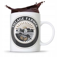 Dla Rolnika Kubek Village Farmer Prezent Z Nadrukiem Ze Zdjęciem